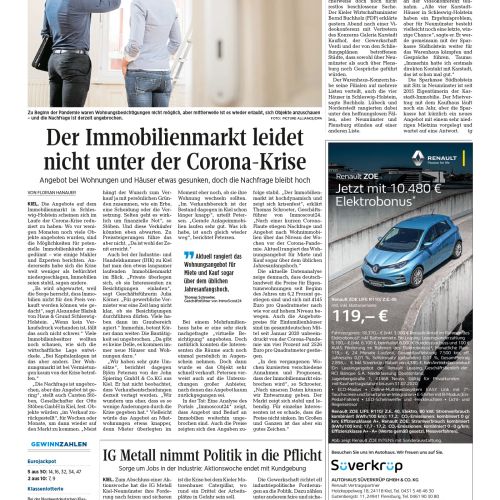 Kieler Nachrichten 27.06.2020